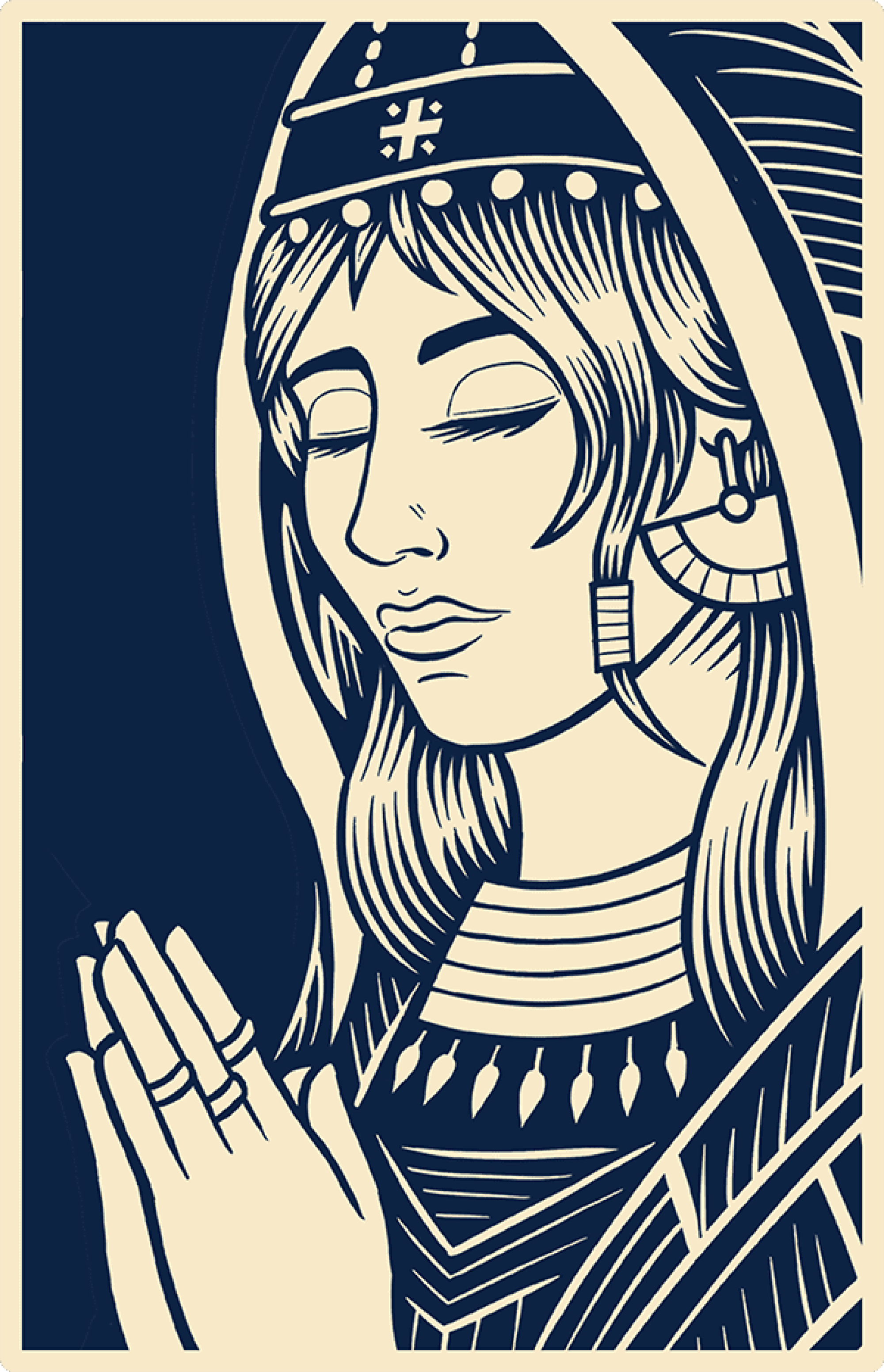 Femme qui prie